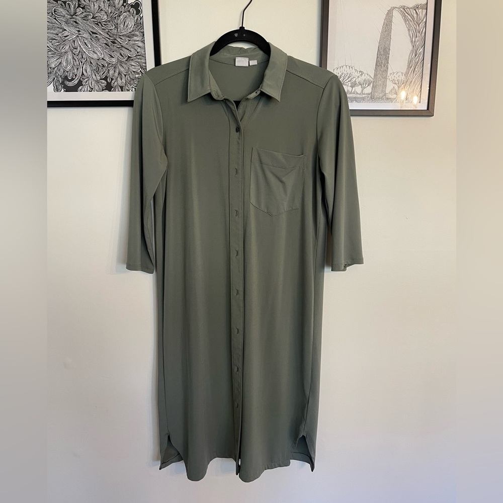 Gap XS petite shirt dress/shacket